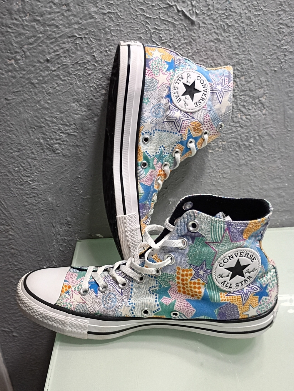 Converse Chuck Taylor All Star Mosaic High Top Ladies Shoes Size 9 Sneakers